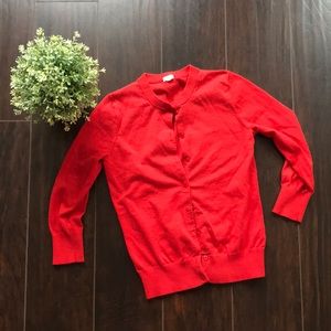 J Crew ¾ sleeve Clare cardigan